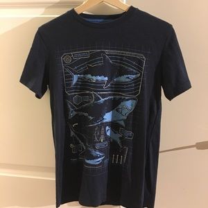Boys Old Navy Shark T-shirt